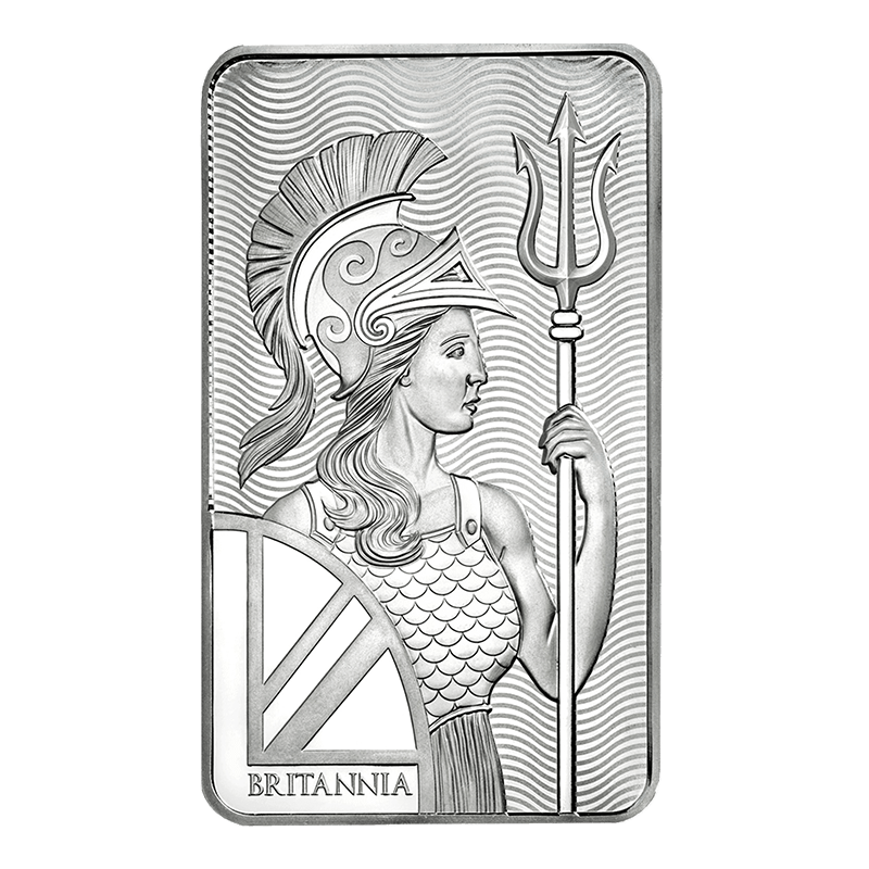 Image for 10 oz Britannia Silver Bar from TD Precious Metals